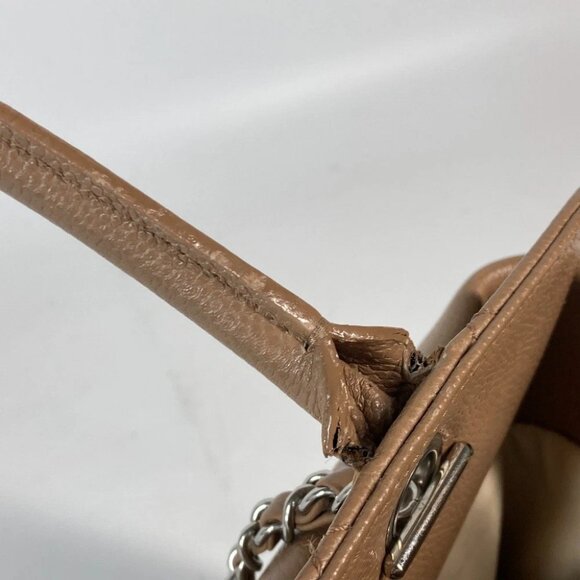 CHANEL CC CC Mark 2WAY Bag Shoulder Bag Tote Bag Caviar Leather Beige - Picture 10 of 16